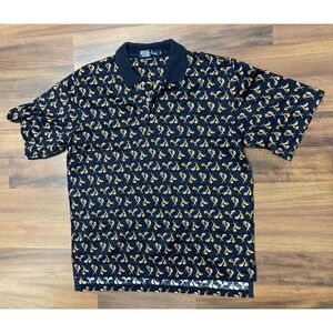 VTG Mens Sz Large Polo Ralph Lauren Golf Shirt Polo Clubs Design